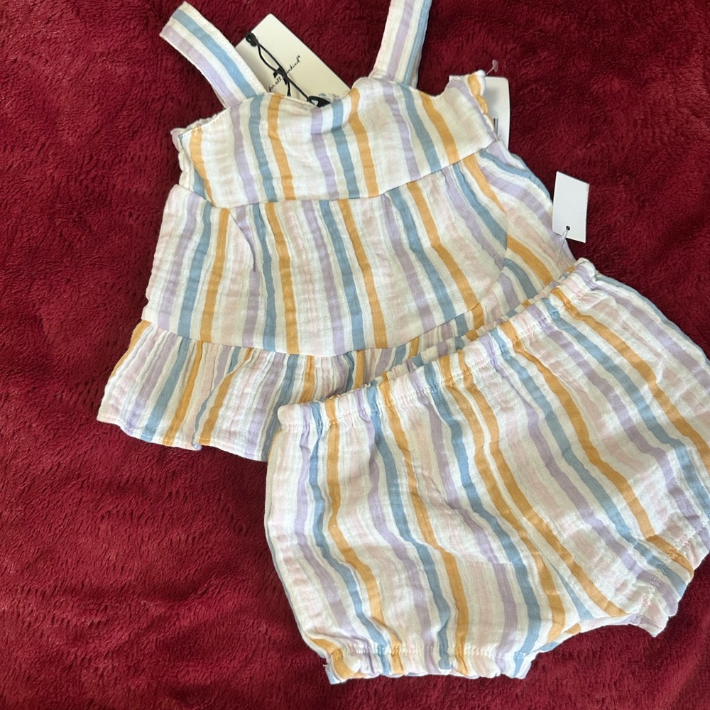 Striped Kids Summer Outfit